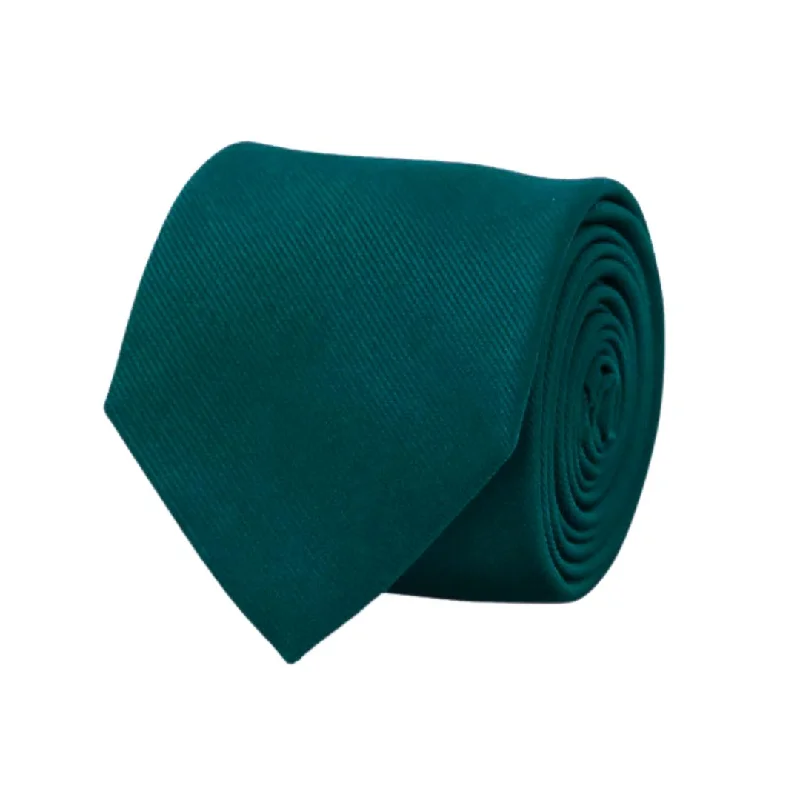 Teal Matte Silk Tie