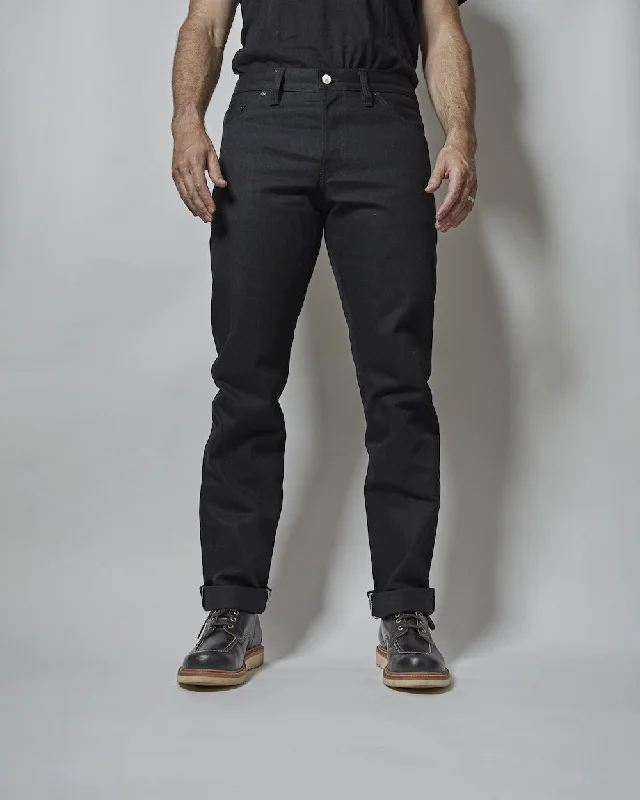 High-Waisted Bootcut Men's JeansD14 Dark Matter