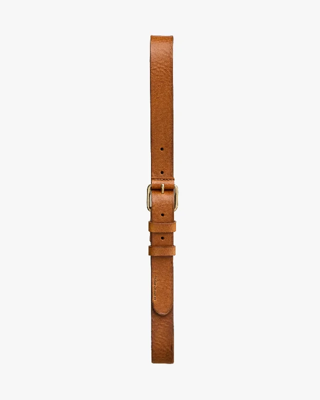 Men's Jeans in Unique PatternsNudie Jeans Dwayne Leather Belt - Toffee Brown