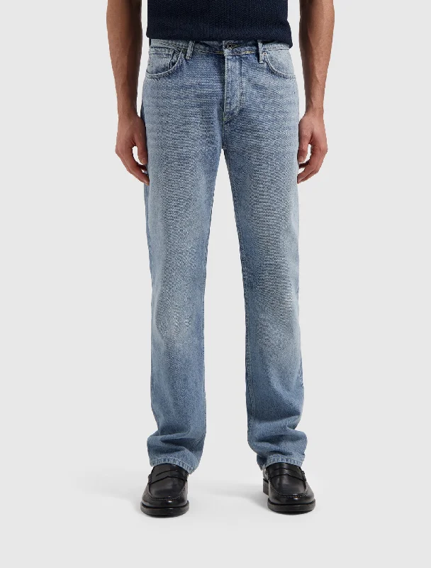 Men's Jeans with Functional PocketsThe Eric Regular Fit Jeans | Denim Mid Blue