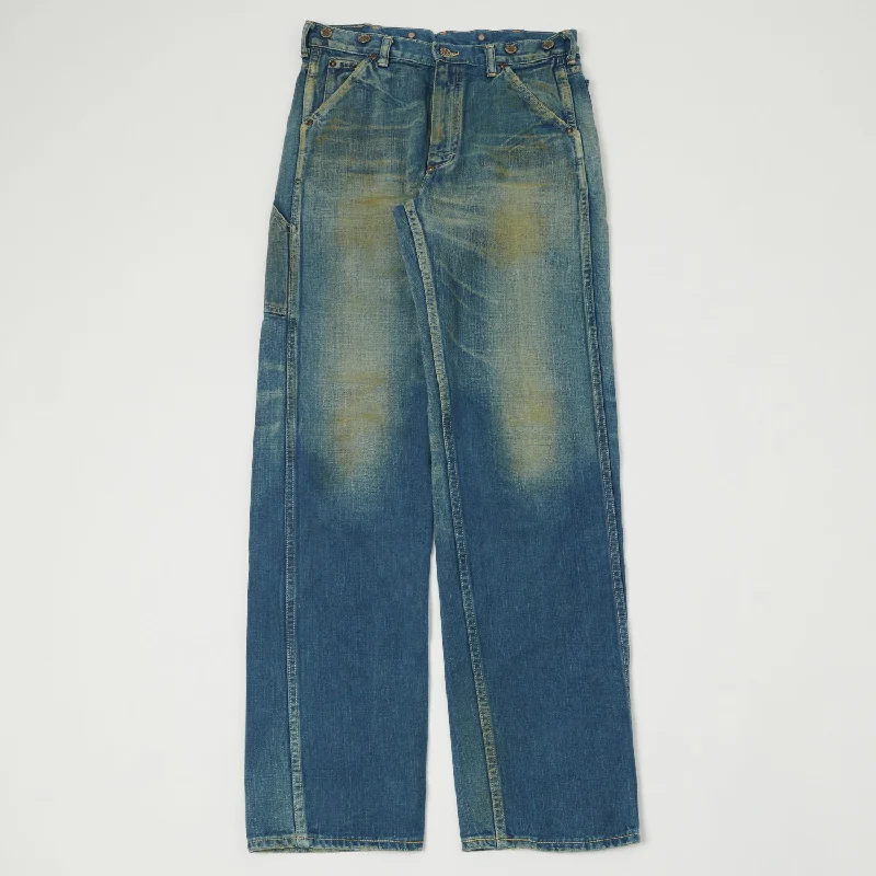 Cool Distressed Men's JeansLee Archives 'Can't Bust 'Em' 77 Logger Regular Straight Jean - Heavy Wash