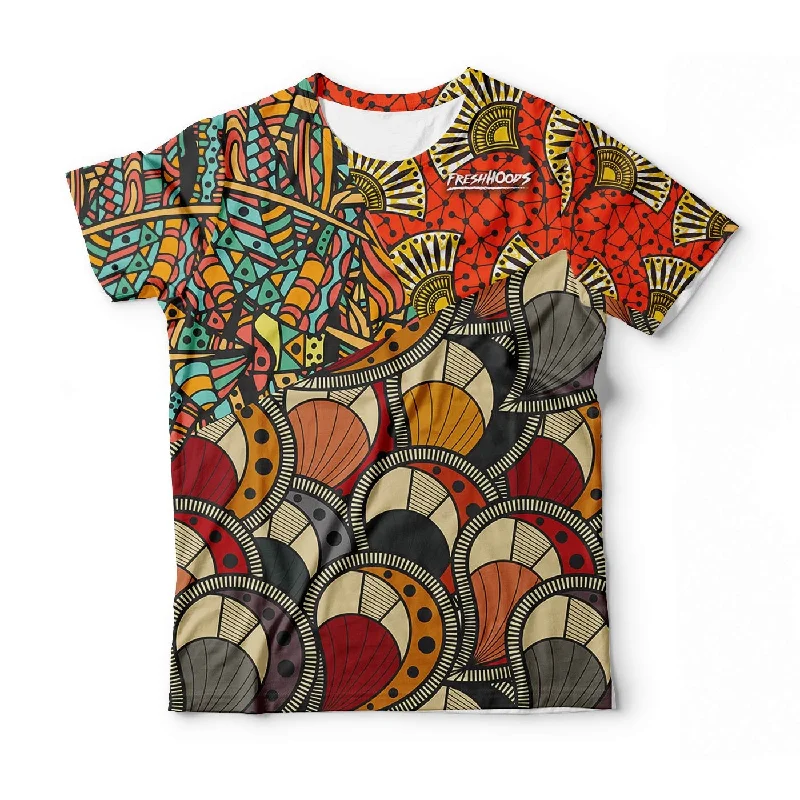 Men's Shirts with Bow TiesAfrican Pattern T-Shirt