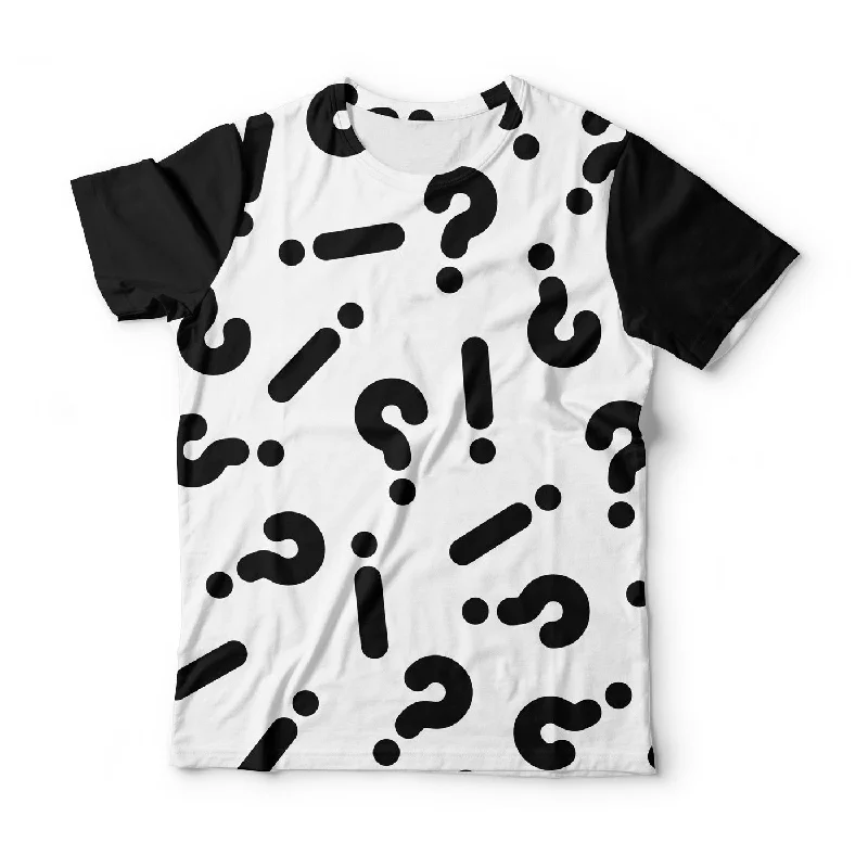 Men's Shirts with Wingtip CollarsAny Questions T-Shirt