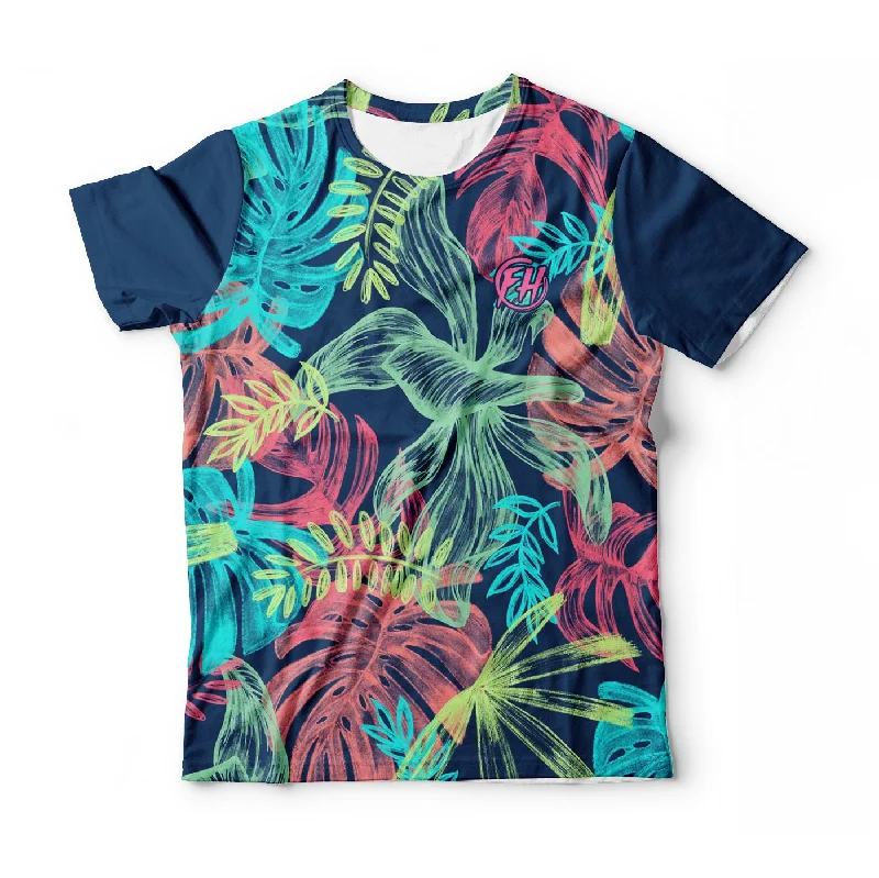 Elegant Men's Dress ShirtsColorful Leaves T-Shirt