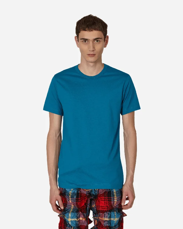 Men's Shirts for HikingRear Logo T-Shirt Blue