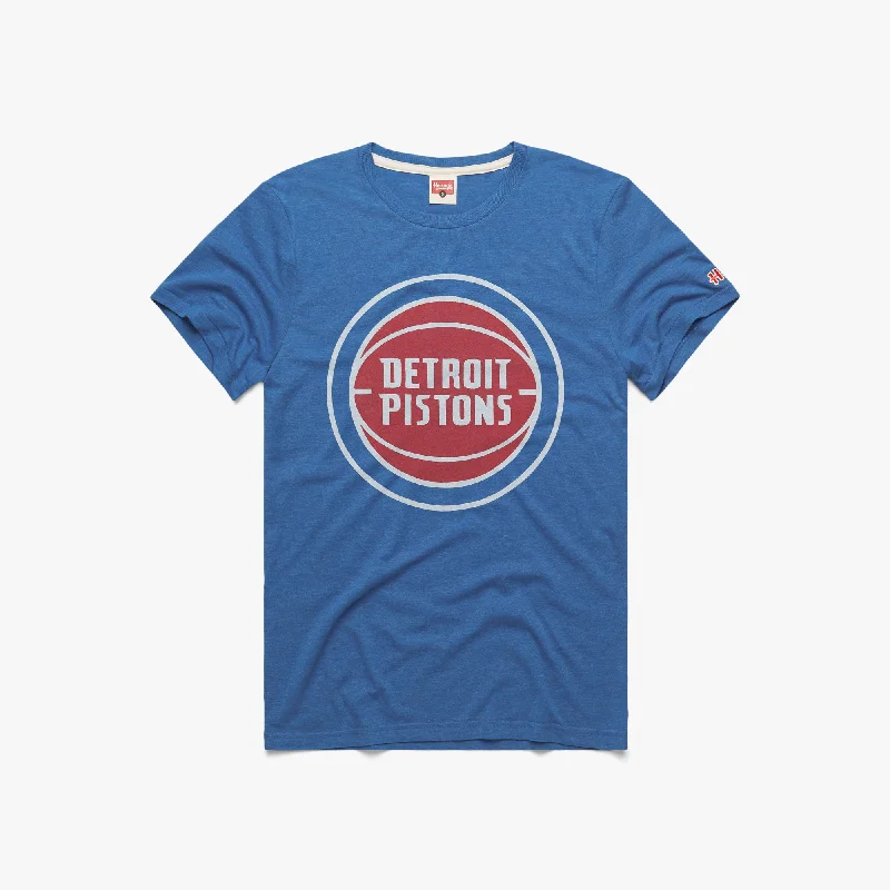 Men's Shirts with Embellished HemlinesDetroit Pistons Logo