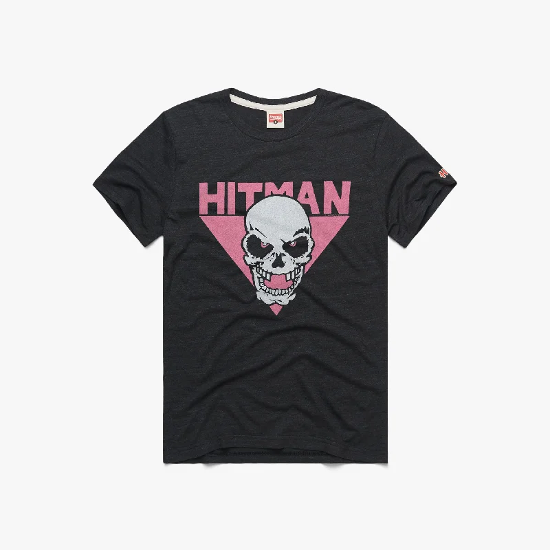 Men's Shirts with Contrast CollarsHitman Skull