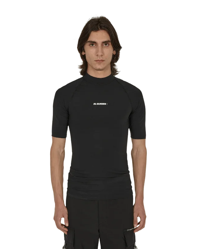 Men's Long-Sleeved ShirtsLogo Rash Guard Black