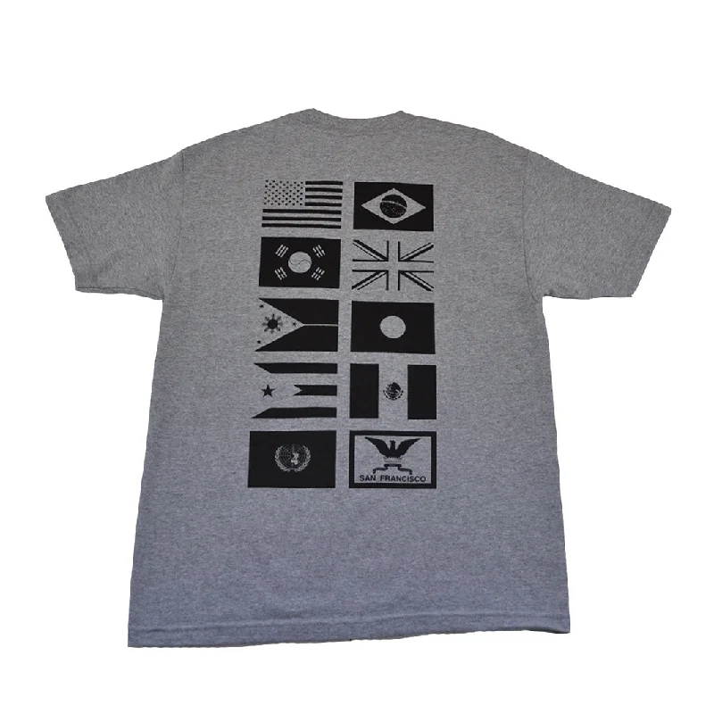 Men's Shirts with Roll-Up SleevesMens True Nations Pocket T-Shirt Heather Grey