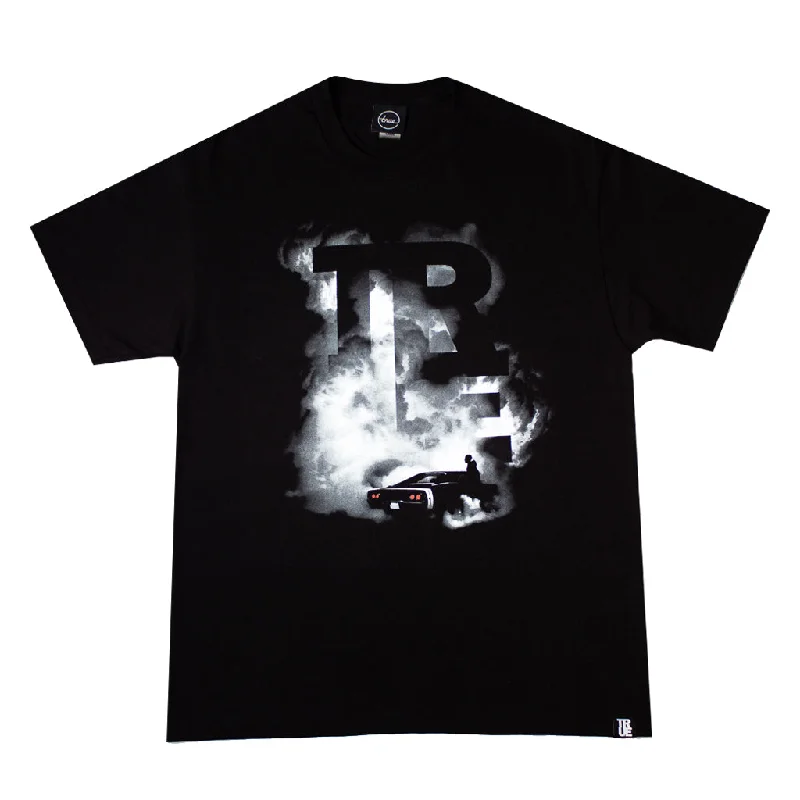 Men's Shirts with Hidden PocketsMens True Smoke 2 T-Shirt Black