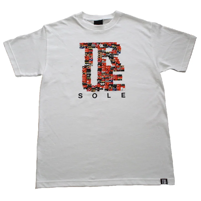 Men's Shirts with Adjustable CuffsMens True Sole 3 T-Shirt White