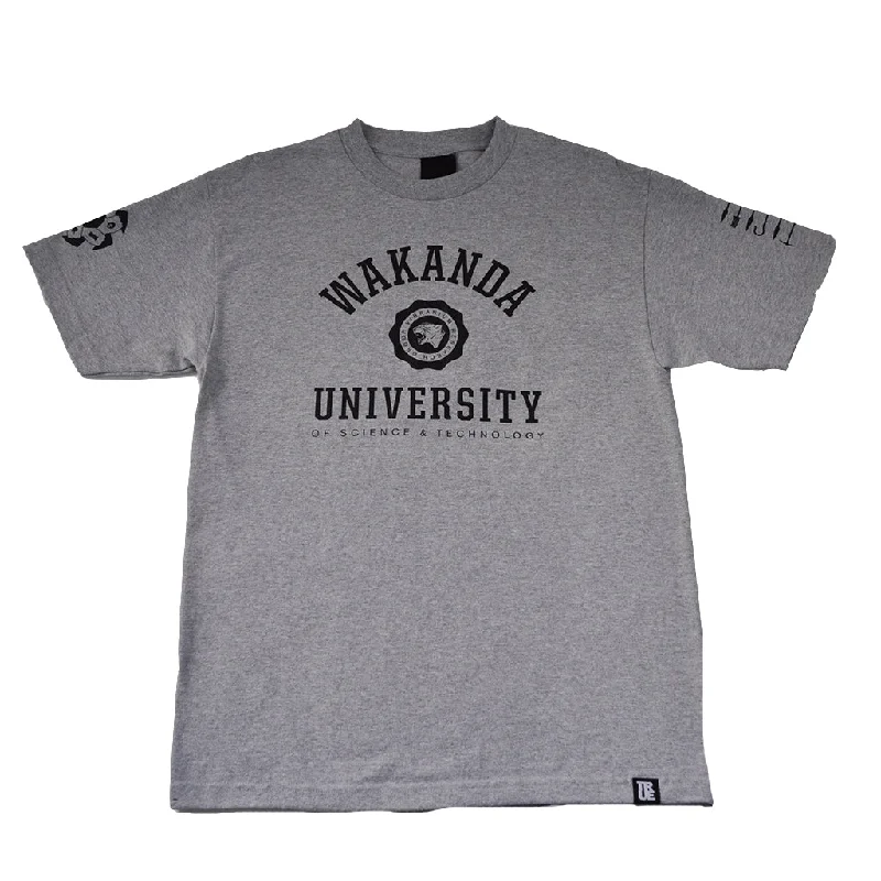 Men's Shirts with Wingtip CollarsMens True Wakanda U T-Shirt Heather Grey