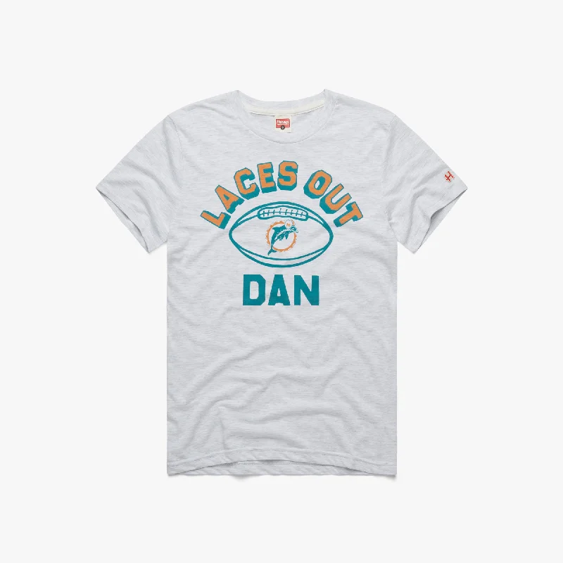 Men's Shirts with Surplice HemlinesMiami Dolphins Laces Out Dan