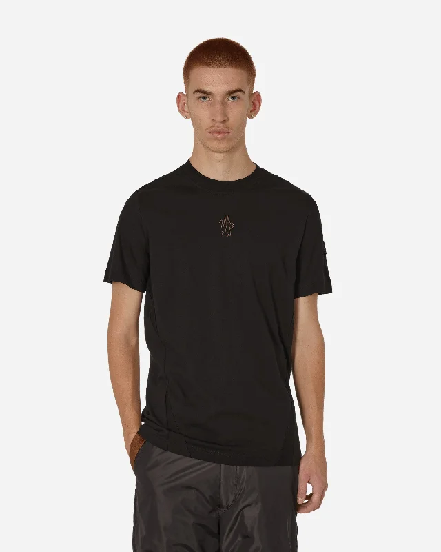 Men's Shirts with Geometric PatternsBorn To Protect Logo T-Shirt Black