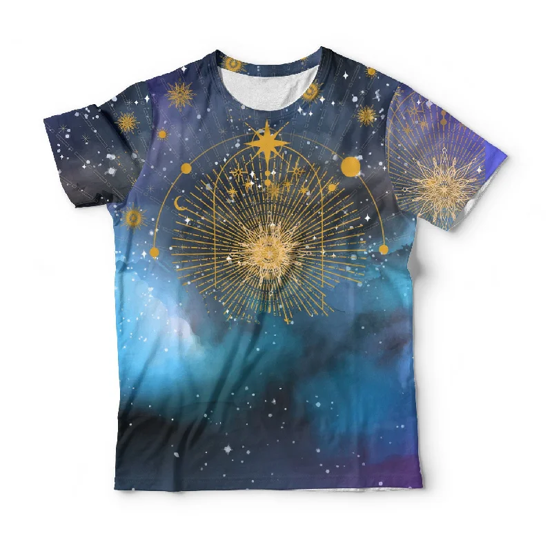 Breathable Men's Mesh TopsMorning Star T-Shirt