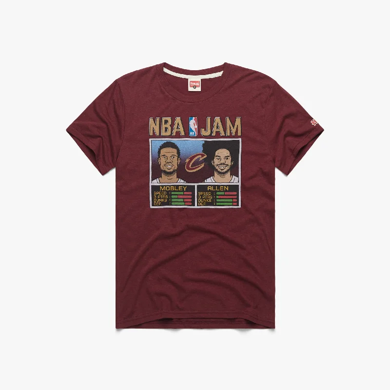 Men's Shirts with Short PlacketsNBA Jam Cavs Mobley and Allen