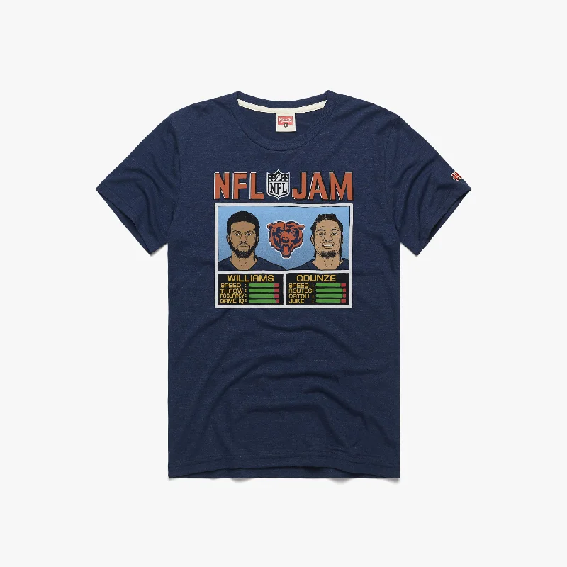 Men's Shirts with Hidden PocketsNFL Jam Bears Williams And Odunze