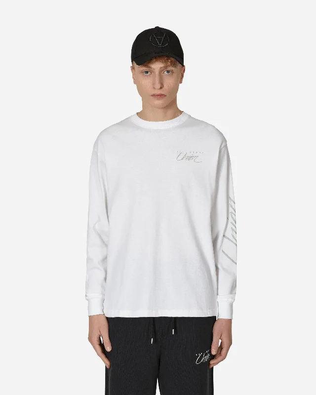 Men's Unique and Designer TopsUNION Longsleeve T-Shirt White