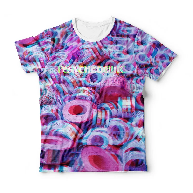 Solid-Colored Men's ShirtsPsychedelic T-Shirt