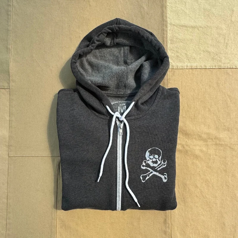 Comfortable Men's Polo ShirtsSault Jolly Roger Zip Hoodie