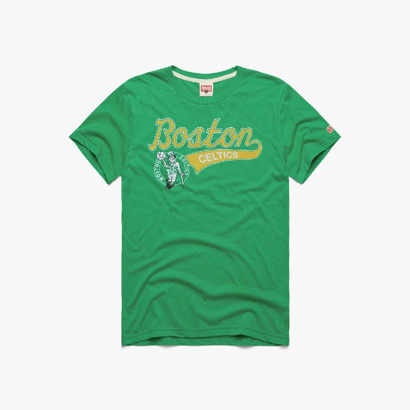 Men's Shirts for Beach OutingsScript Boston Celtics