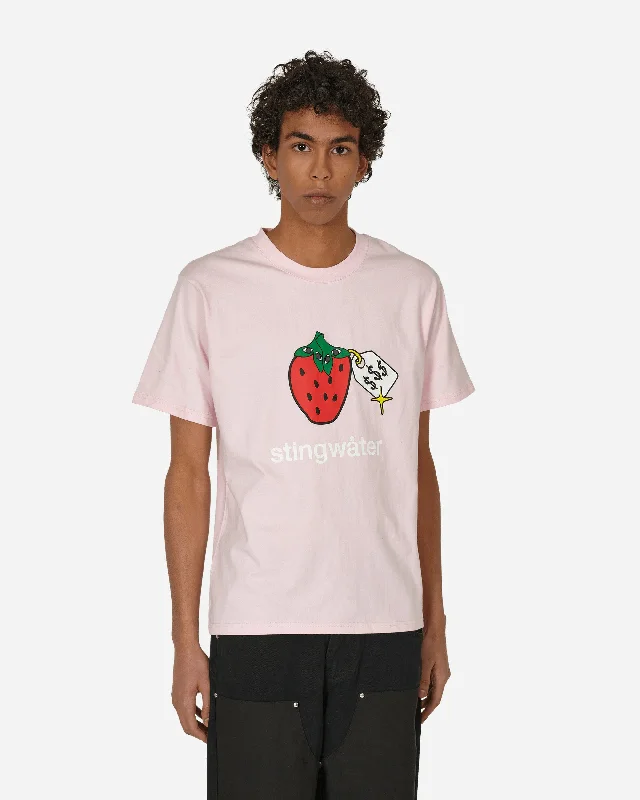 Men's Shirts for Beach OutingsVery Speshal Organic Strawberry T-Shirt Pink