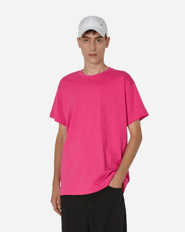 Men's Shirts with Barrel CuffsLogo T-Shirt Fluo Pink