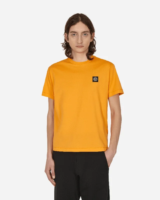 Men's Shirts with TiesGarment Dyed Logo T-Shirt Orange