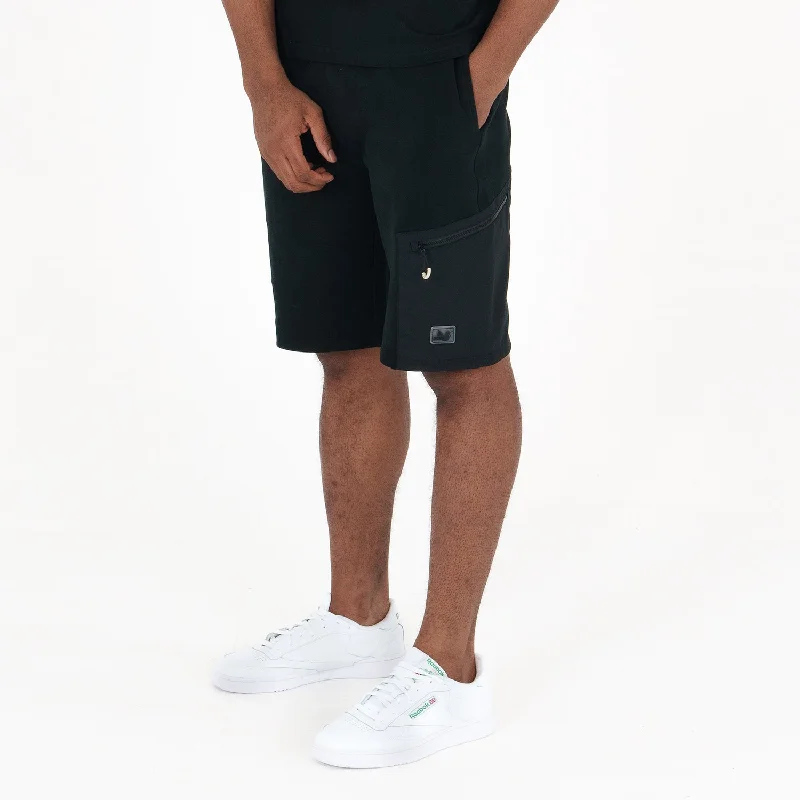 Men's Pants with Zippered PocketsBreakaway Shorts BLACK