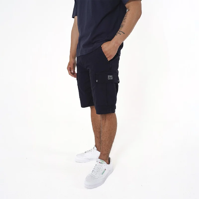 Warm Men's Fleece-Lined PantsContainer Shorts NAVY