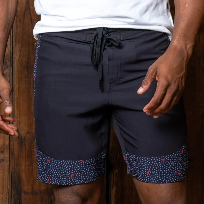 Men's Custom-Fit Pants for a Personalized TouchDotted Boardie Short 24-25 Midnight