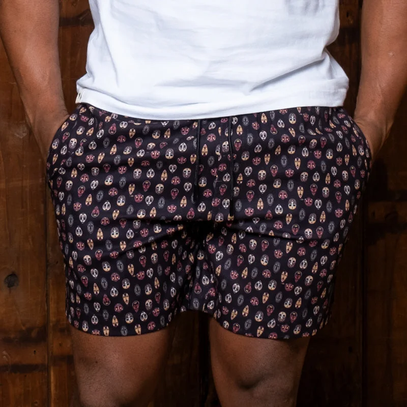 Versatile Men's ShortsMasks Of Africa Resort Short 24-25 Midnight