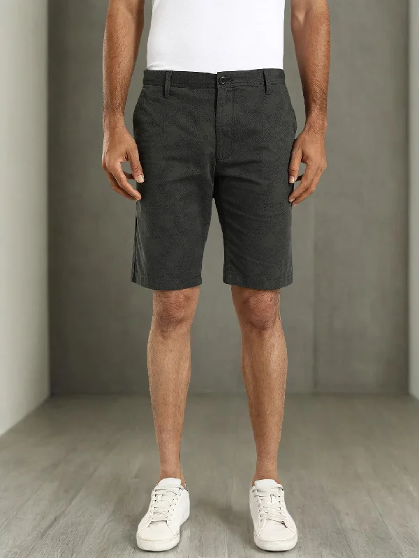 Men's Pants with Appliqué DetailsMen Printed Cotton Shorts