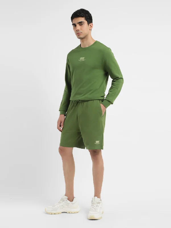 Men's Running Pants for ExerciseMen's Green Regular Fit Shorts