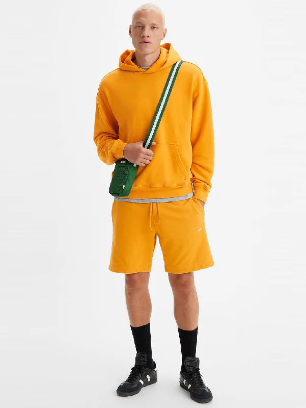 Layered Men's OverallsMen's Mustard Classic Fit Shorts