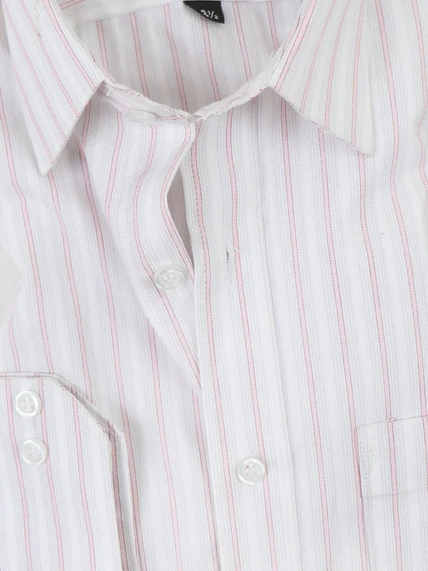 Men's Designer Shirts for a Statement PieceMFS14 AN Men's Formal Dress Shirt Pink Line