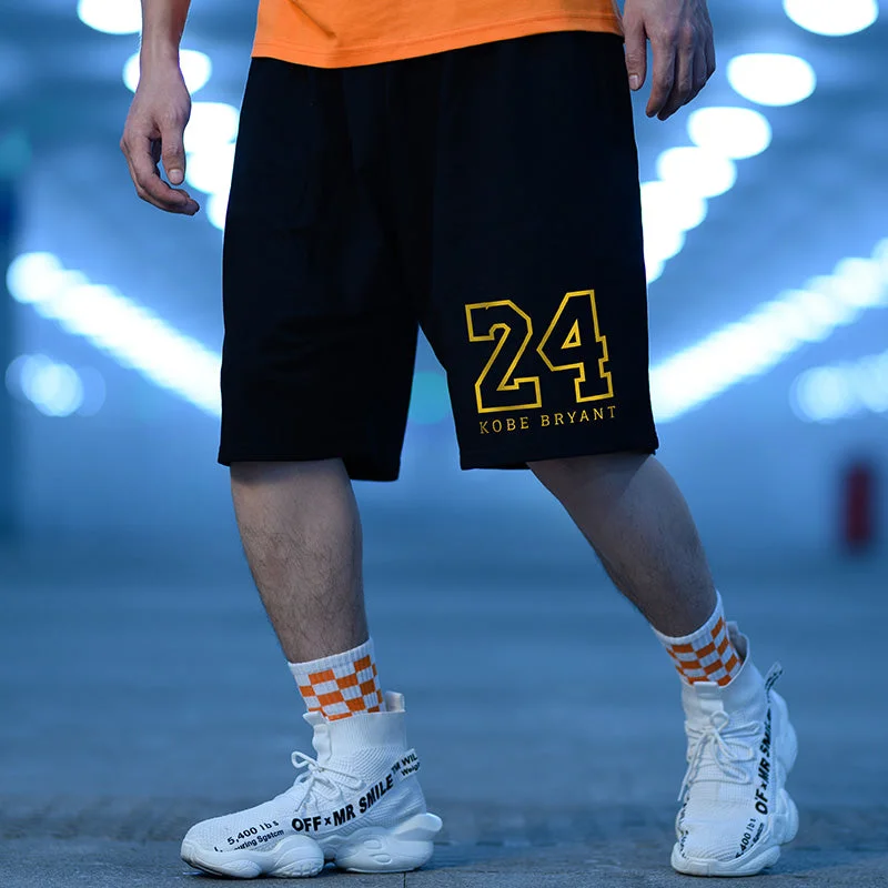 Men's Pants with Contrast Waistbands#MJ-LIN1526#  潮品休閒短褲