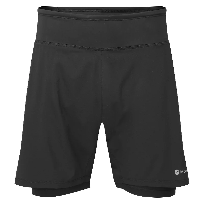 Men's Pants with Appliqué DetailsMontane Men's Slipstream Twin Skin Running Shorts