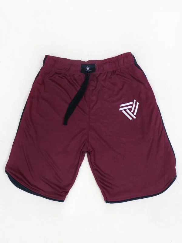 Men's Dress Pants for Special OccasionsMS44 SN Men's Sports Short Maroon