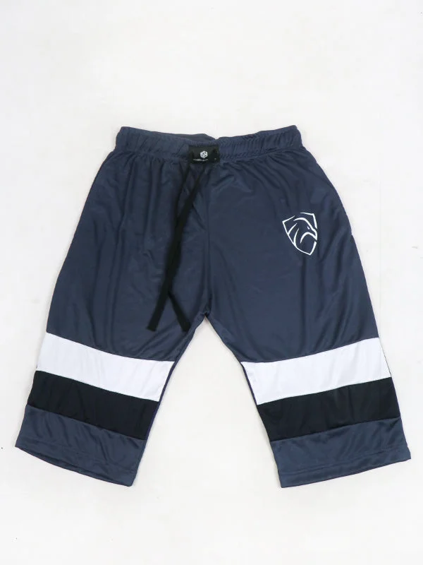 Men's Patterned Pants with PlaidsMS49 SN Men's Sports Short Eagle Navy Blue