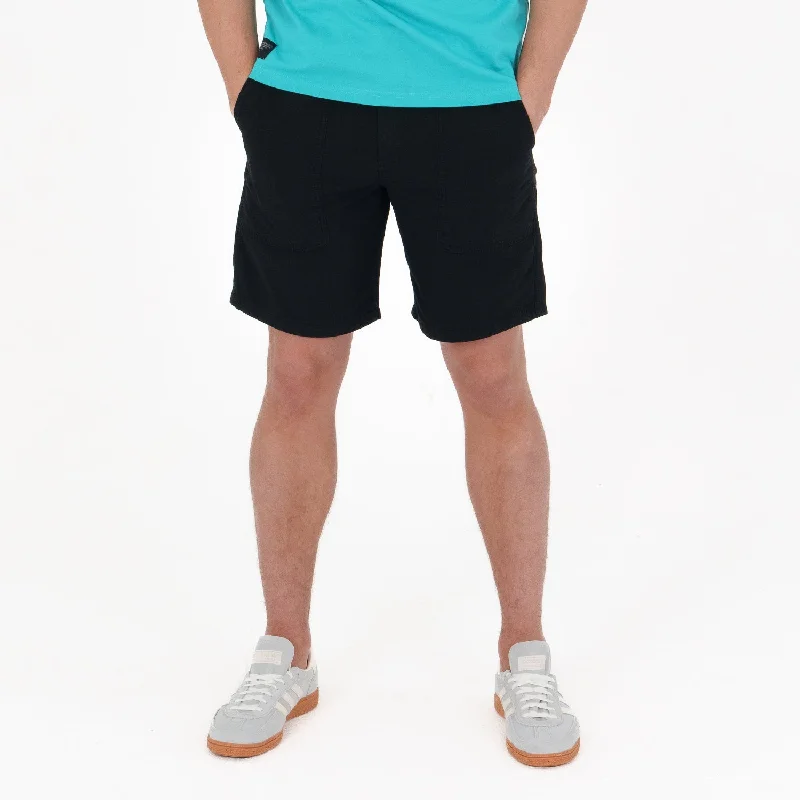 Comfortable Men's JoggersPatch Shorts Black