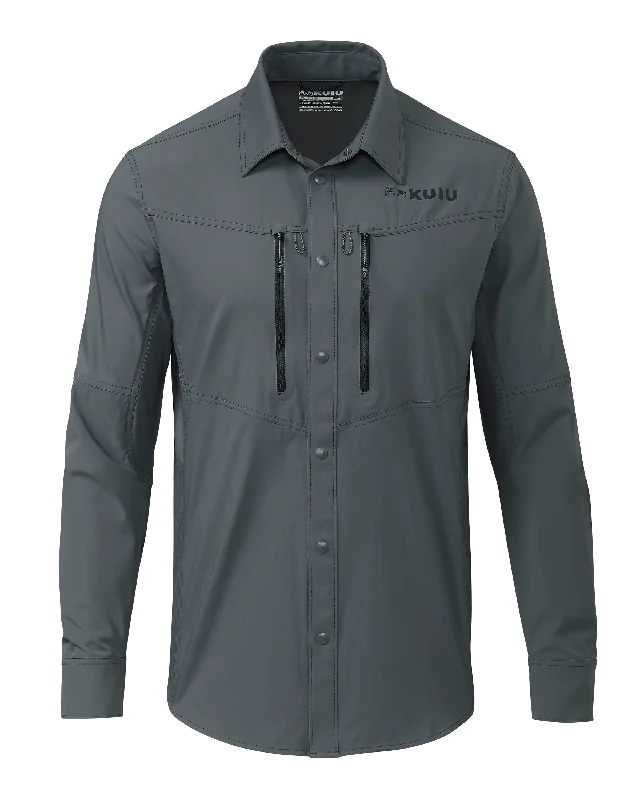 Casual Men's Button-Down ShirtsUpland Sporter Shirt | Gunmetal