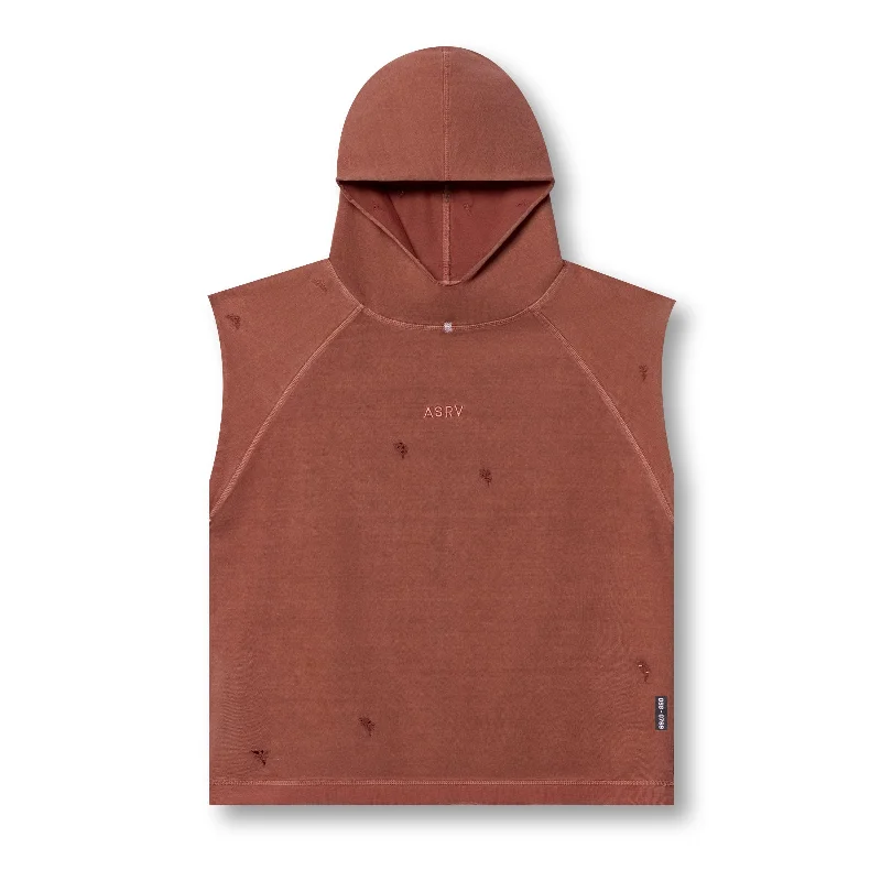 Classic Men's Cotton Hoodies0799. Tech Essential™ Cutoff Hoodie - Faded Brick