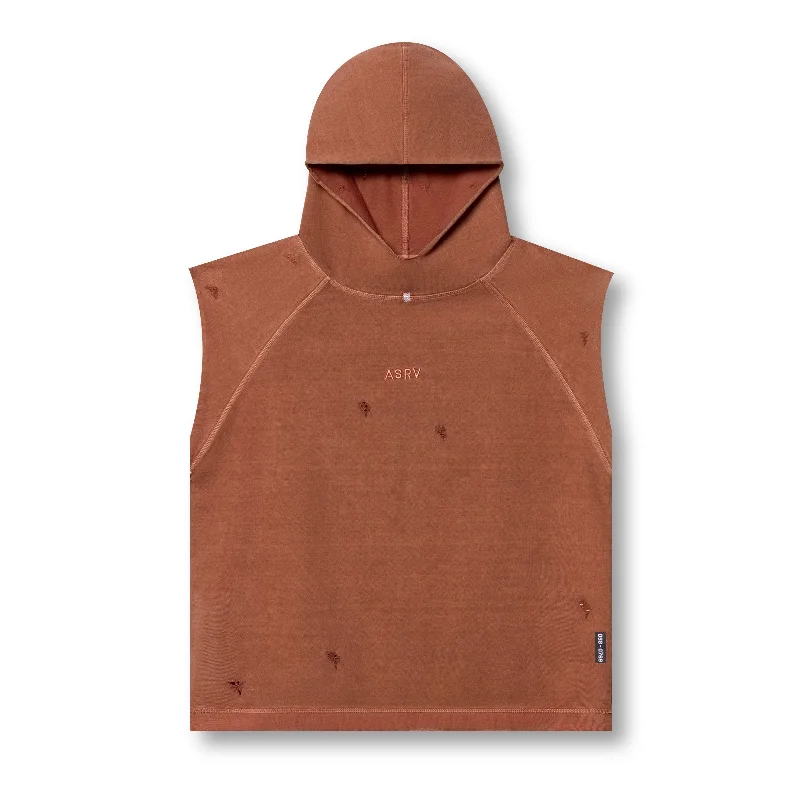 Elevated Men's Lounge Hoodies0799. Tech Essential™ Cutoff Hoodie - Faded Rust