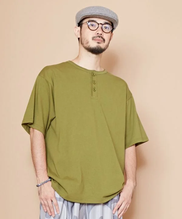 Men's Shirts with Patch PocketsTENJIKU Cotton Top