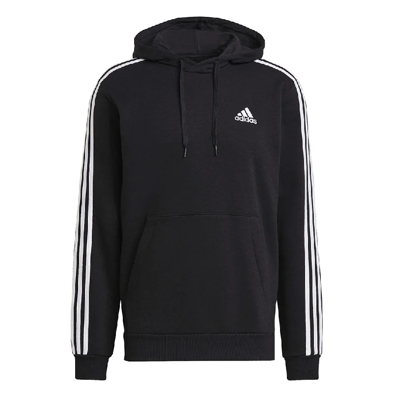 Men's Shirts with Abstract Designsadidas - Men's Essentials Fleece 3-Stripes Hoodie (GK9072)