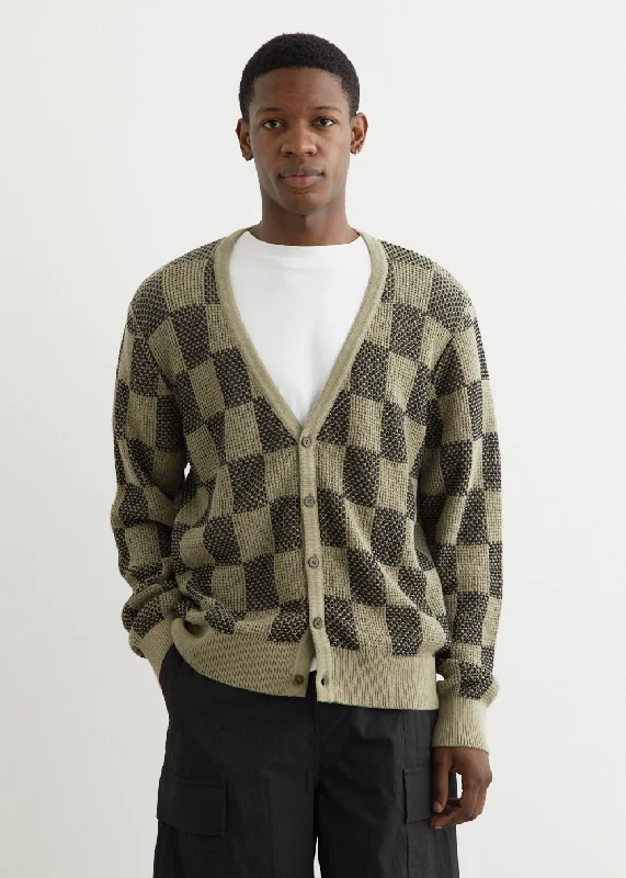 Men's Sweaters with ButtonsAlvin Check Cardigan