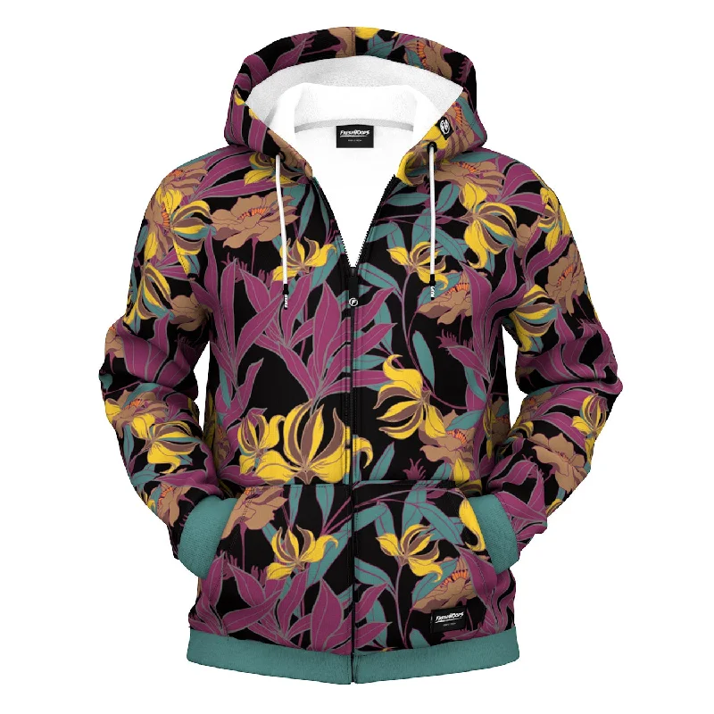 Men's Hoodies with Relaxed FitsAutumn Jungle Zip Up Hoodie