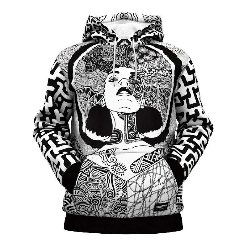 Men's Hoodies for TravelBlack And White Beauty Hoodie