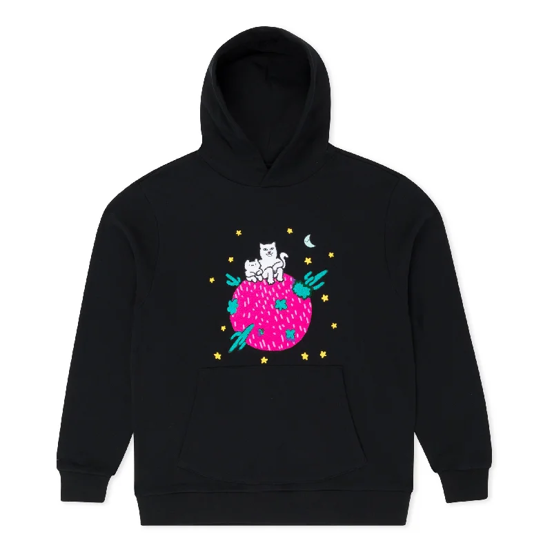 Men's Hoodies with Modern CutsBuddies In Space Hoodie (Black)